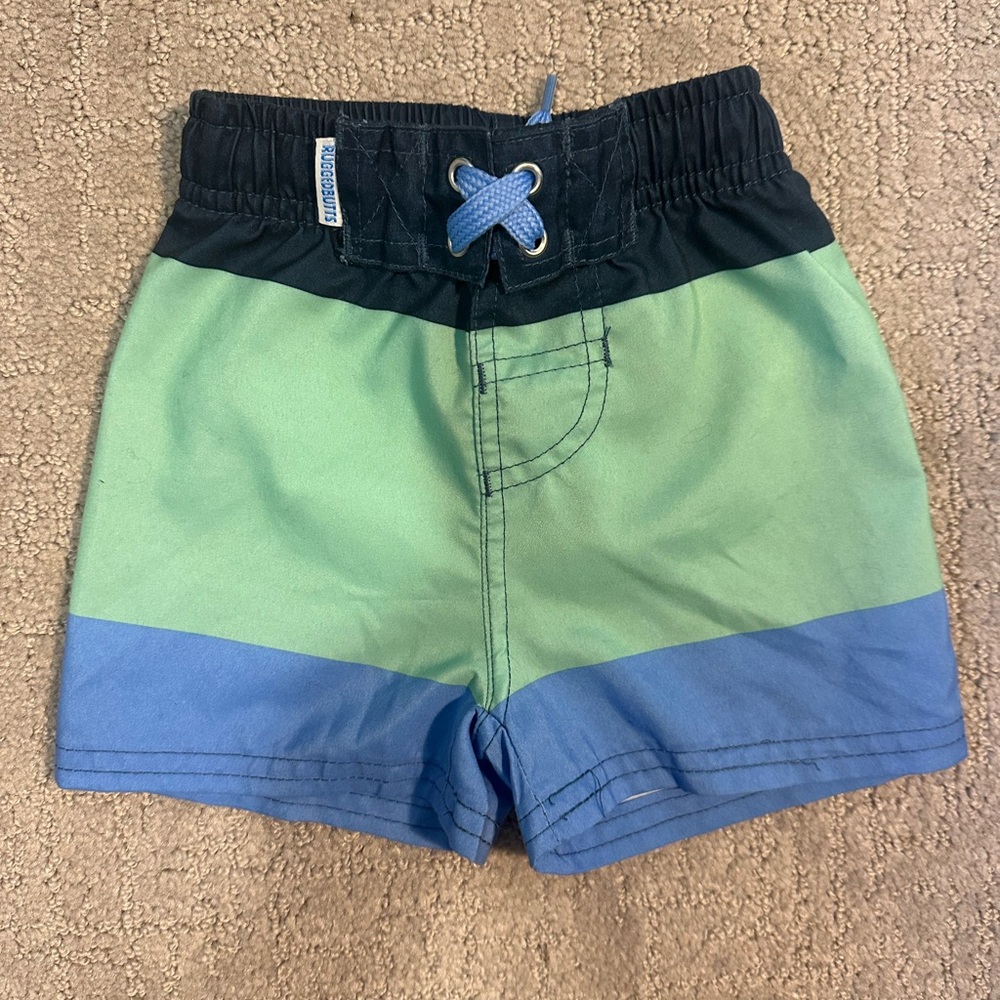 Colorful Kids Swim Shorts with Elastic Waistband
